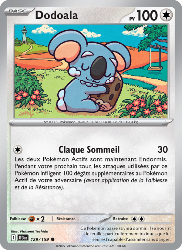 Dodoala 129 — Aventures Ensemble (French Pokémon TCG card)