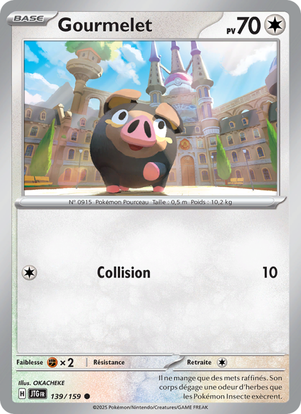 Gourmelet 139 — Aventures Ensemble (French Pokémon TCG card)