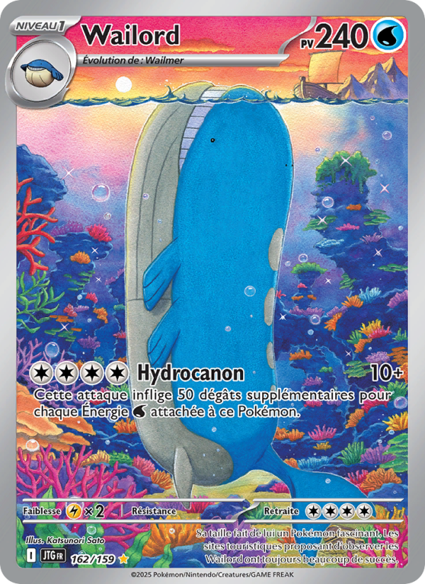Wailord 162 — Aventures Ensemble (French Pokémon TCG card)