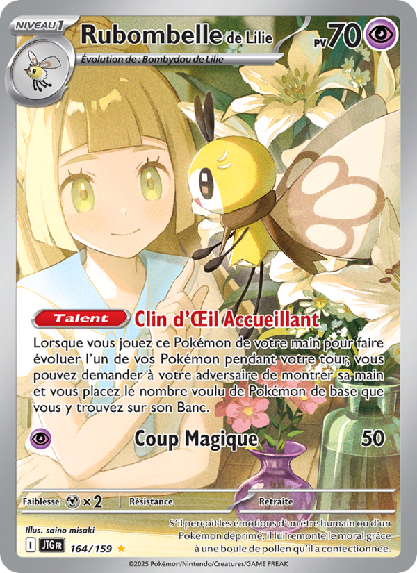Rubombelle de Lilie 164 — Aventures Ensemble (French Pokémon TCG card)