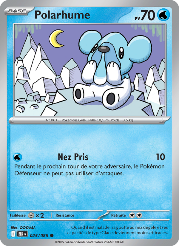 Polarhume 025 — Foudre Noire (French Pokémon TCG card)