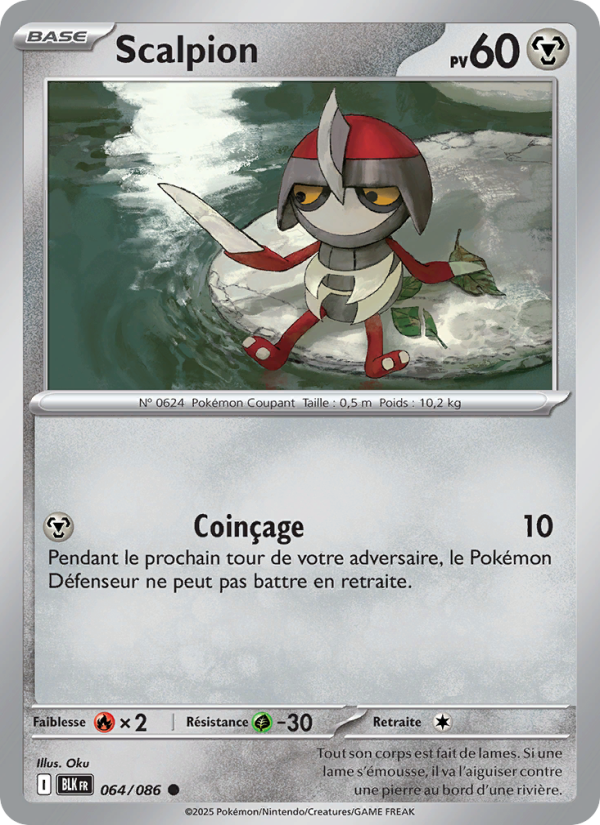 Scalpion 064 — Foudre Noire (French Pokémon TCG card)