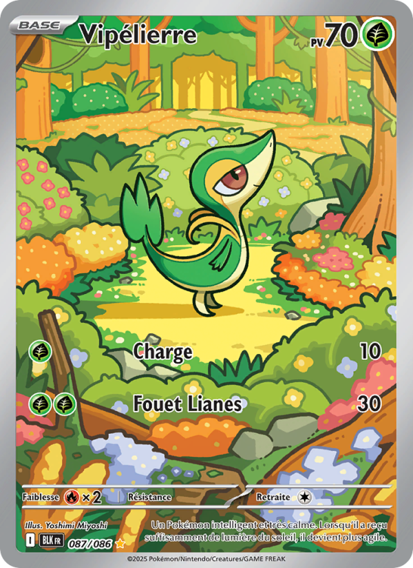Vipélierre 087 — Foudre Noire (French Pokémon TCG card)