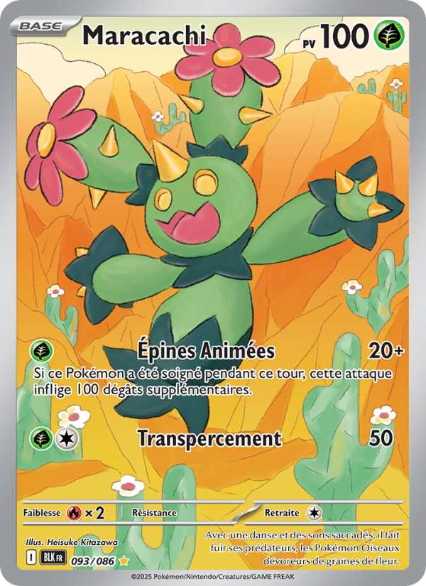 Maracachi 093 — Foudre Noire (French Pokémon TCG card)