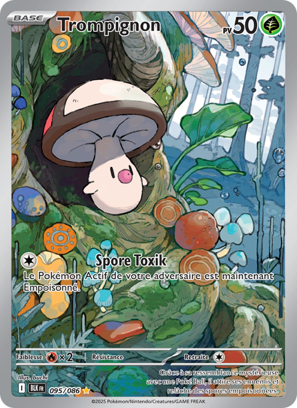 Trompignon 095 — Foudre Noire (French Pokémon TCG card)