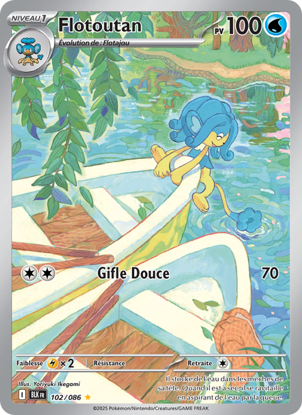 Flotoutan 102 — Foudre Noire (French Pokémon TCG card)