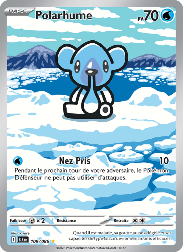 Polarhume 109 — Foudre Noire (French Pokémon TCG card)