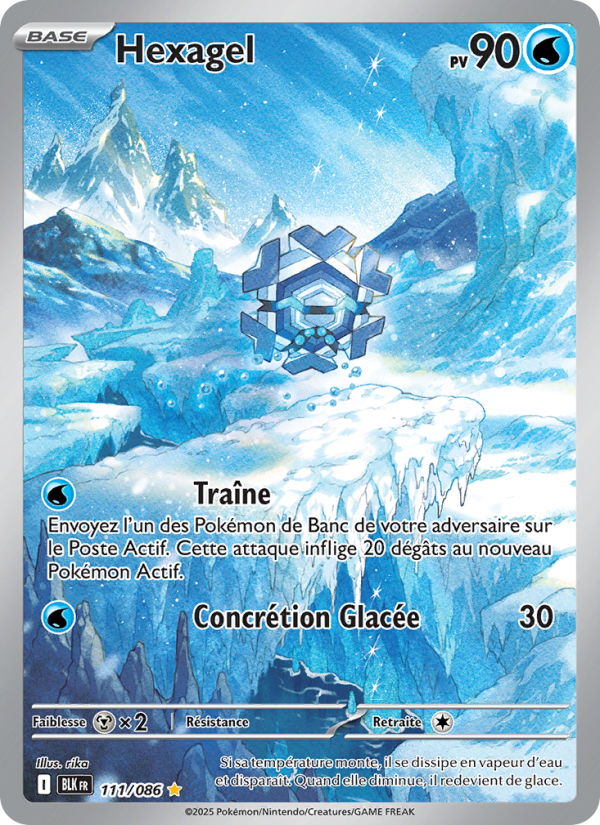 Hexagel 111 — Foudre Noire (French Pokémon TCG card)