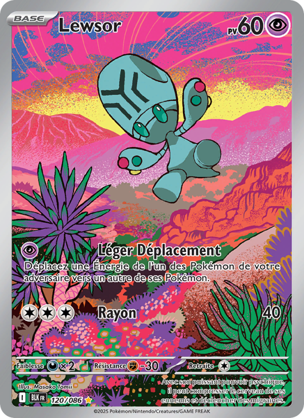 Lewsor 120 — Foudre Noire (French Pokémon TCG card)