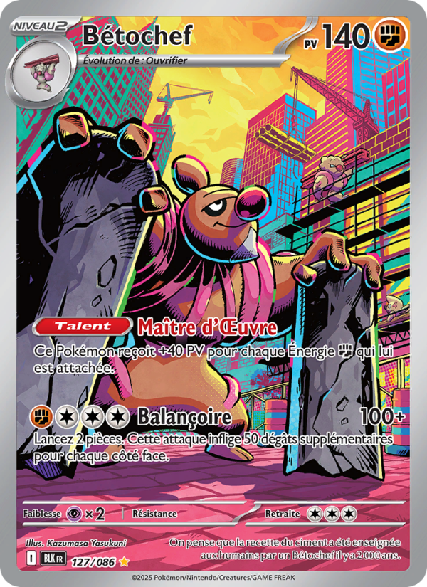 Bétochef 127 — Foudre Noire (French Pokémon TCG card)