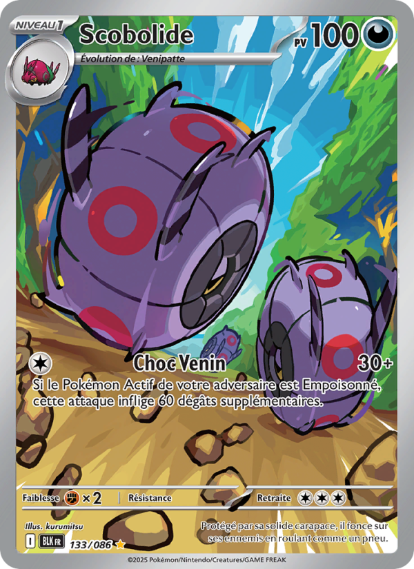 Scobolide 133 — Foudre Noire (French Pokémon TCG card)