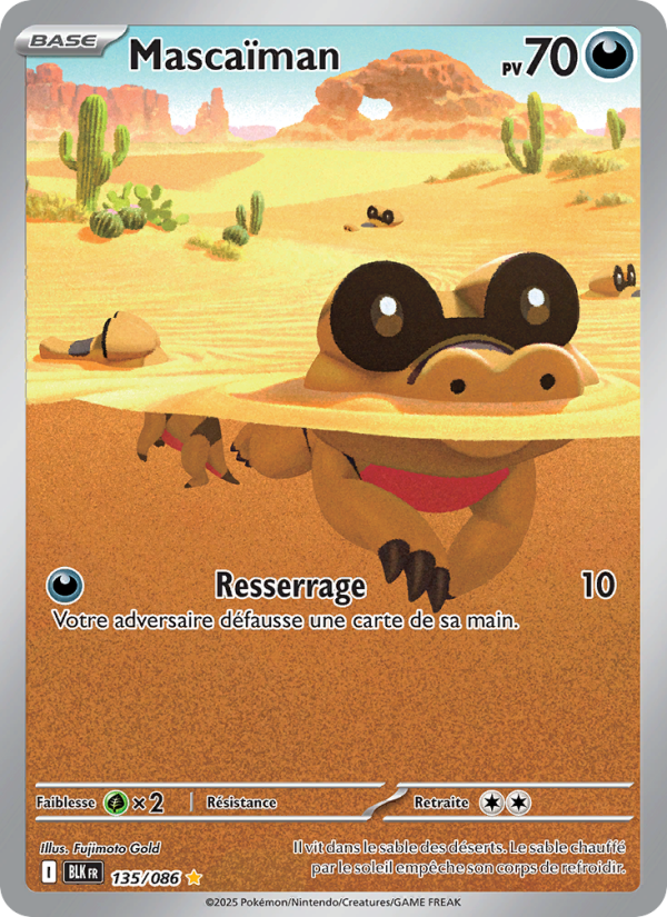 Mascaïman 135 — Foudre Noire (French Pokémon TCG card)