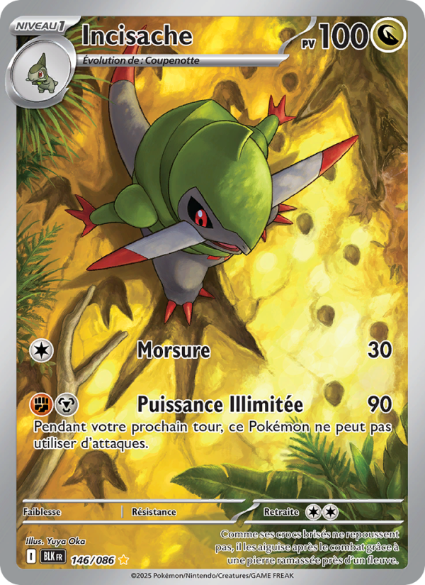 Incisache 146 — Foudre Noire (French Pokémon TCG card)