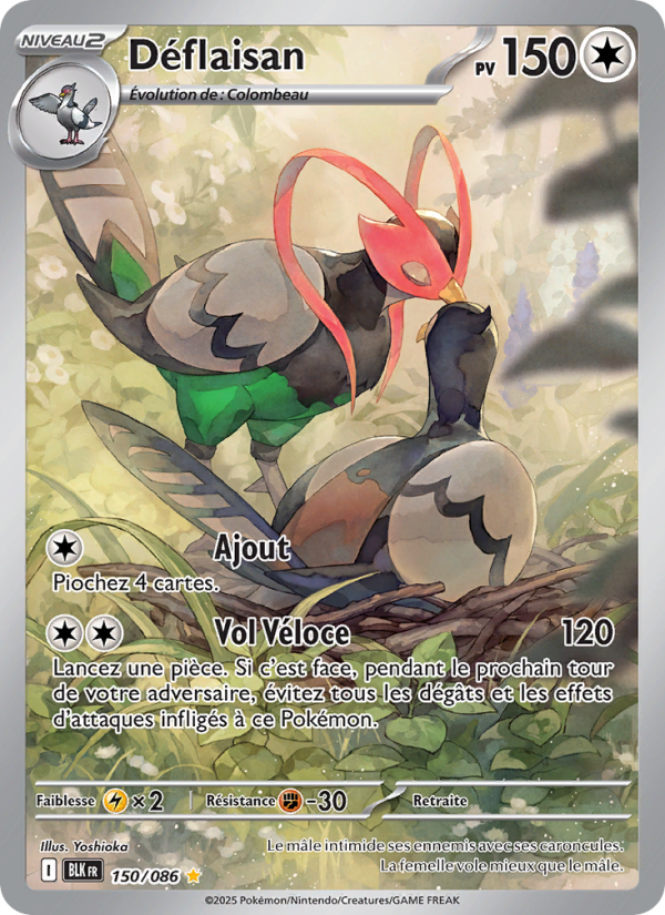 Déflaisan 150 — Foudre Noire (French Pokémon TCG card)