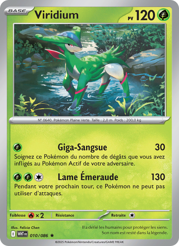 Viridium 010 — Flamme Blanche (French Pokémon TCG card)