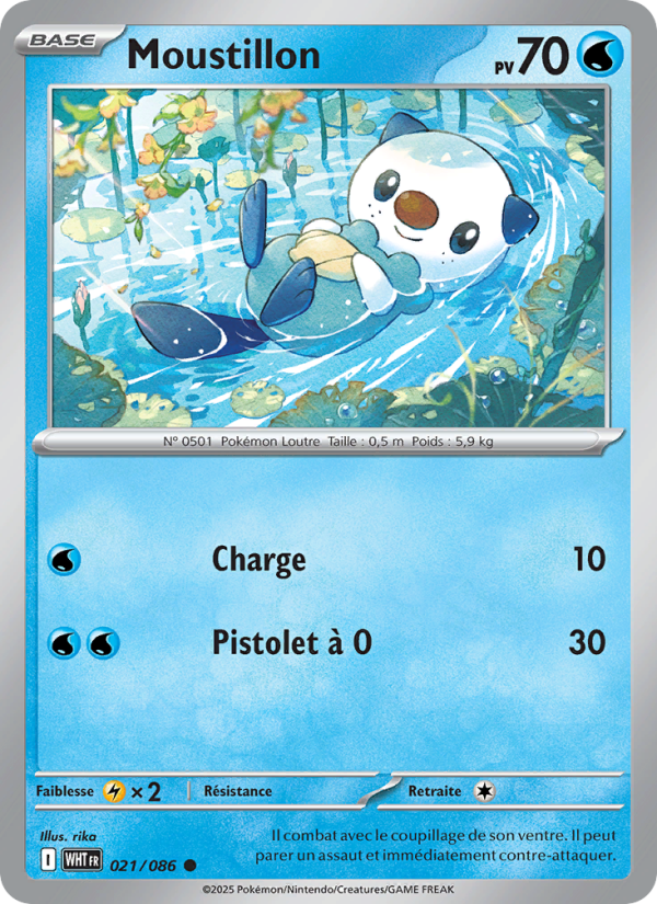 Moustillon 021 — Flamme Blanche (French Pokémon TCG card)