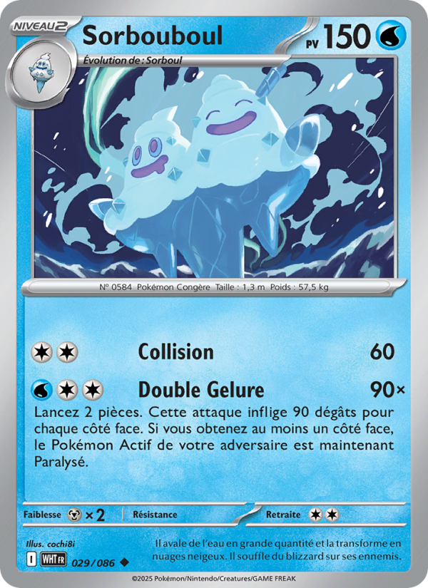 Sorbouboul 029 — Flamme Blanche (French Pokémon TCG card)