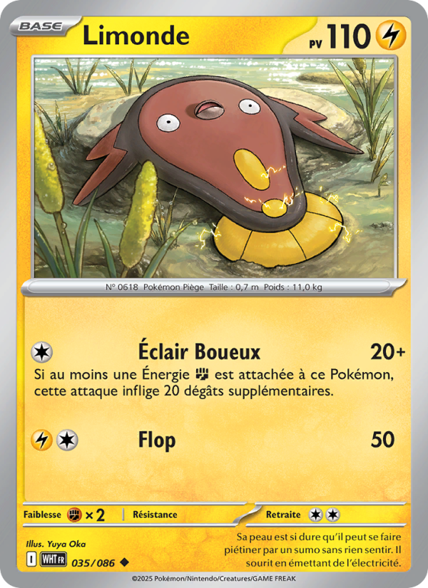 Limonde 035 — Flamme Blanche (French Pokémon TCG card)