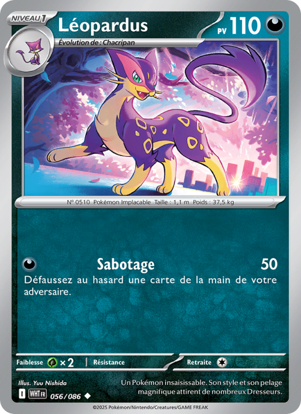 Léopardus 056 — Flamme Blanche (French Pokémon TCG card)