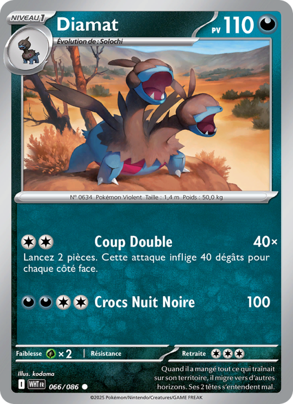Diamat 066 — Flamme Blanche (French Pokémon TCG card)
