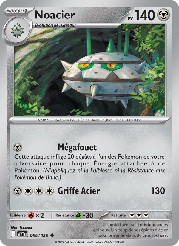 Noacier 069 — Flamme Blanche (French Pokémon TCG card)