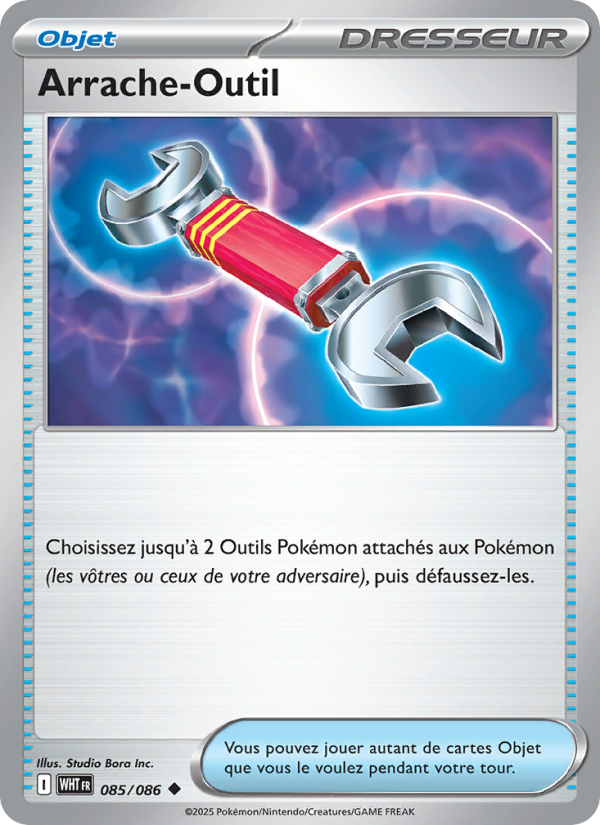 Arrache-Outil 085 — Flamme Blanche (French Pokémon TCG card)