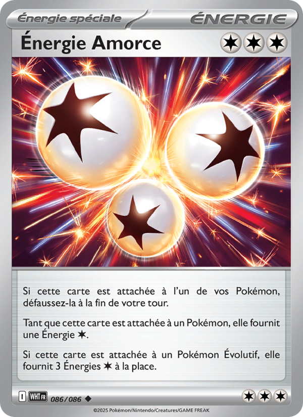 Énergie Amorce 086 — Flamme Blanche (French Pokémon TCG card)