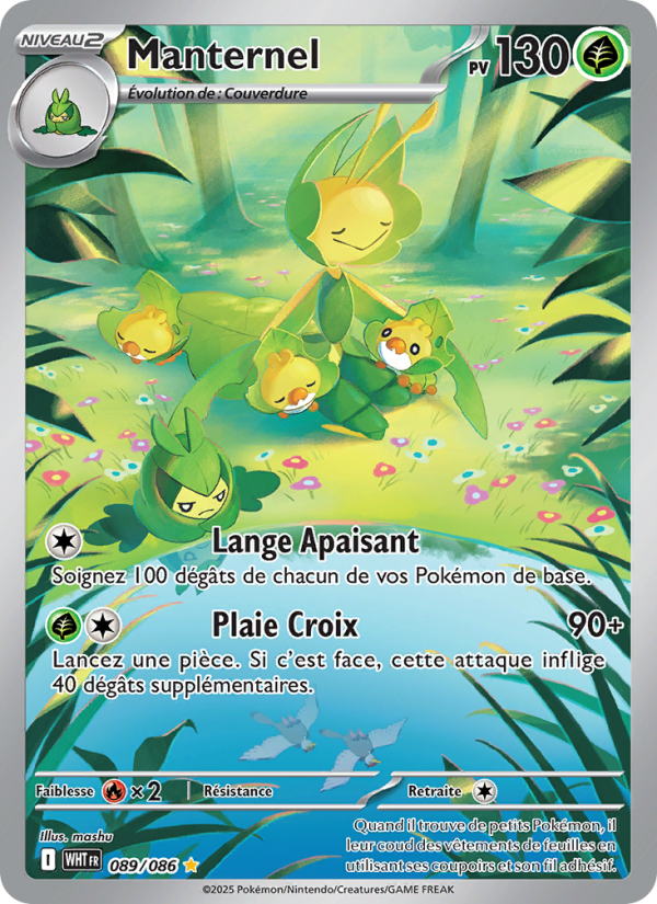 Manternel 089 — Flamme Blanche (French Pokémon TCG card)