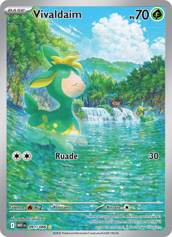 Vivaldaim 091 — Flamme Blanche (French Pokémon TCG card)