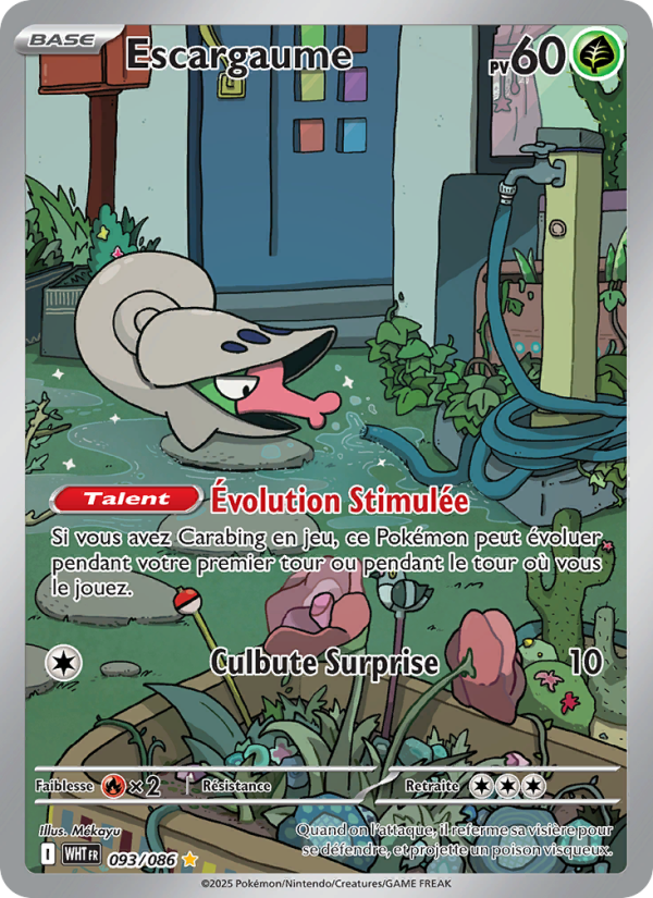 Escargaume 093 — Flamme Blanche (French Pokémon TCG card)
