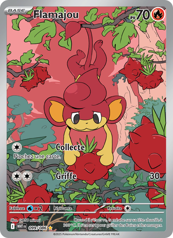 Flamajou 099 — Flamme Blanche (French Pokémon TCG card)