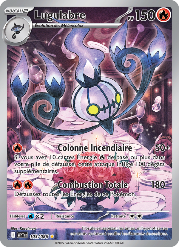 Lugulabre 103 — Flamme Blanche (French Pokémon TCG card)