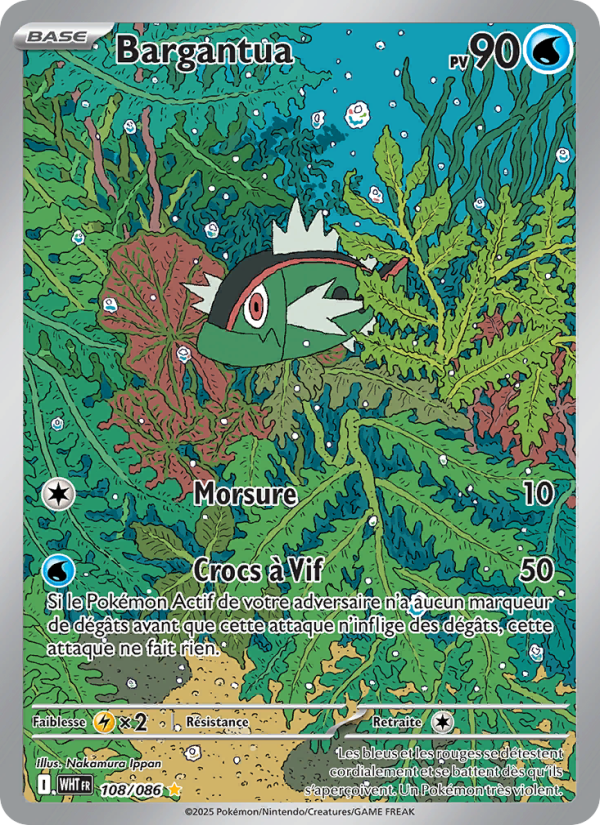 Bargantua 108 — Flamme Blanche (French Pokémon TCG card)