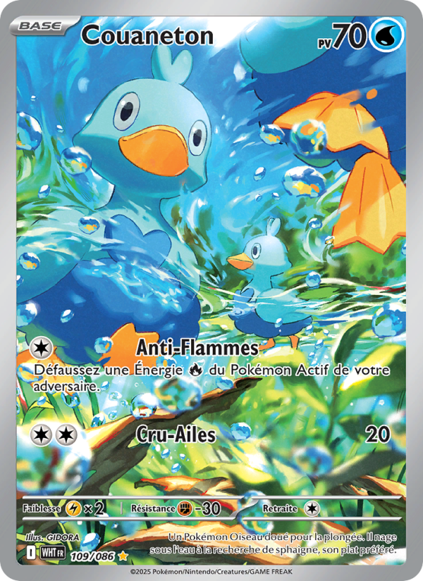 Couaneton 109 — Flamme Blanche (French Pokémon TCG card)