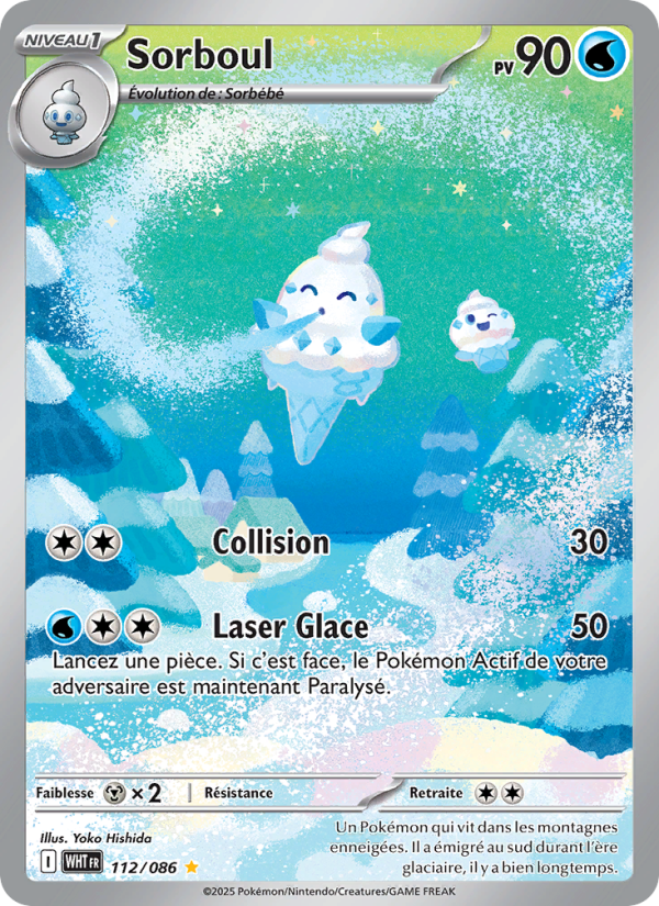Sorboul 112 — Flamme Blanche (French Pokémon TCG card)
