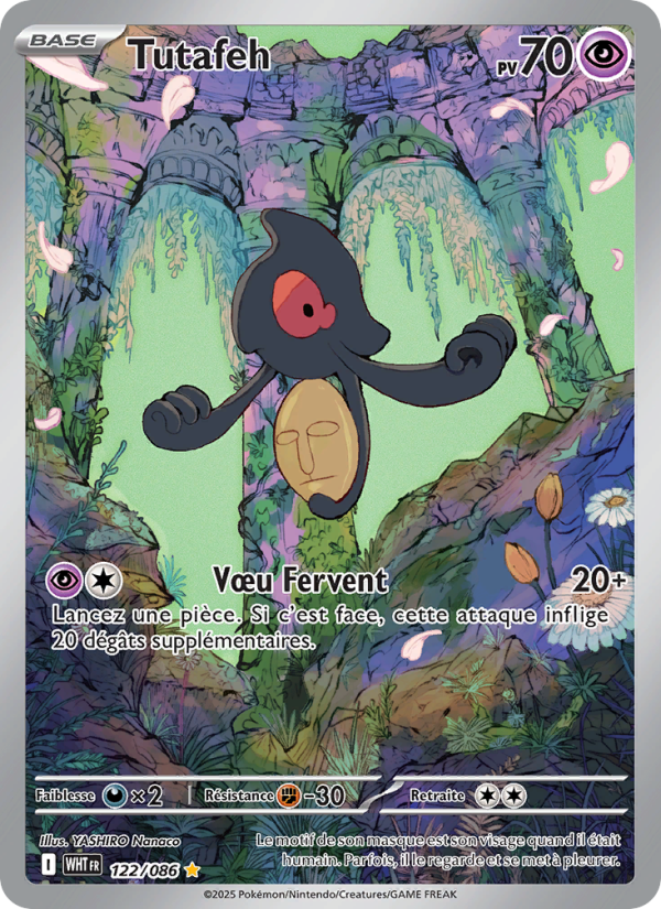 Tutafeh 122 — Flamme Blanche (French Pokémon TCG card)