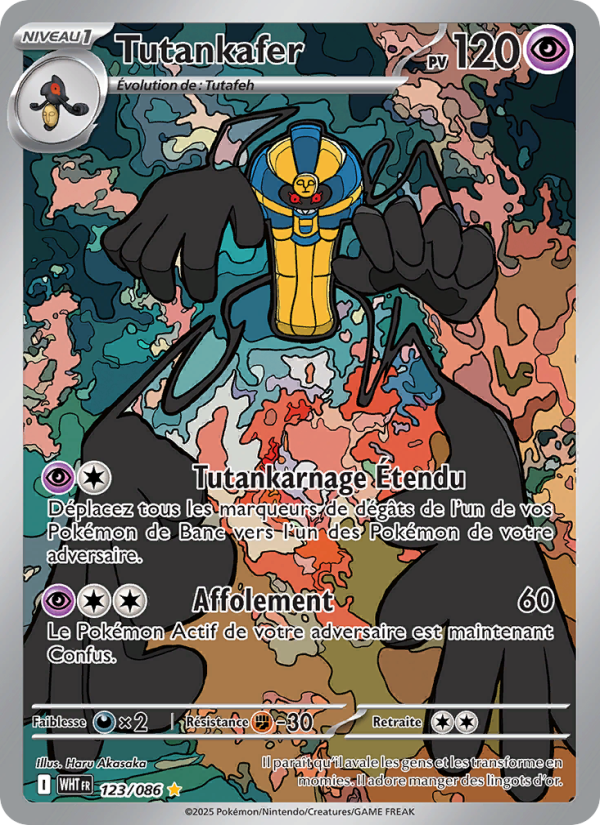 Tutankafer 123 — Flamme Blanche (French Pokémon TCG card)