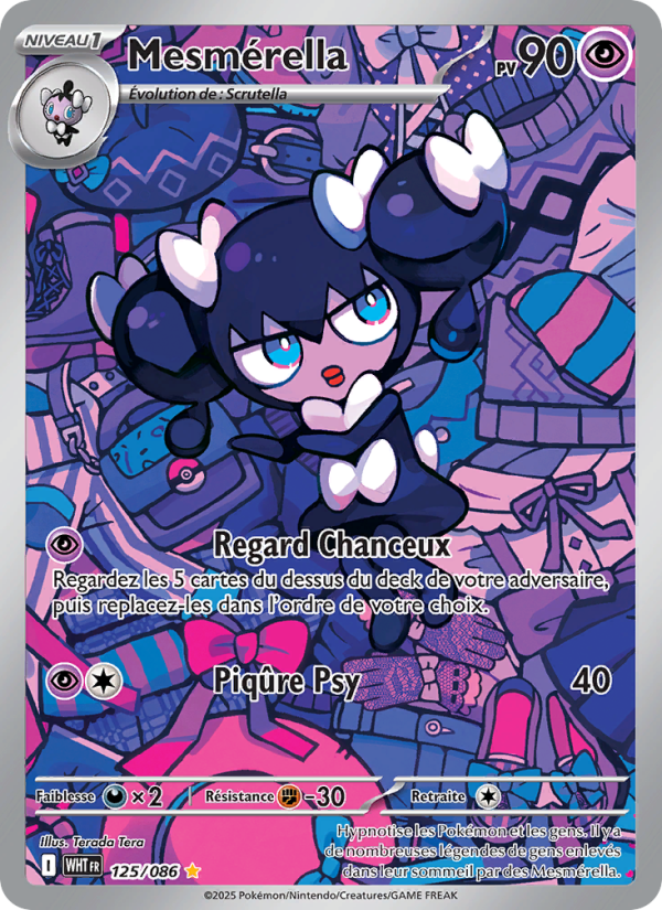 Mesmérella 125 — Flamme Blanche (French Pokémon TCG card)
