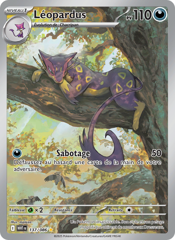Léopardus 137 — Flamme Blanche (French Pokémon TCG card)