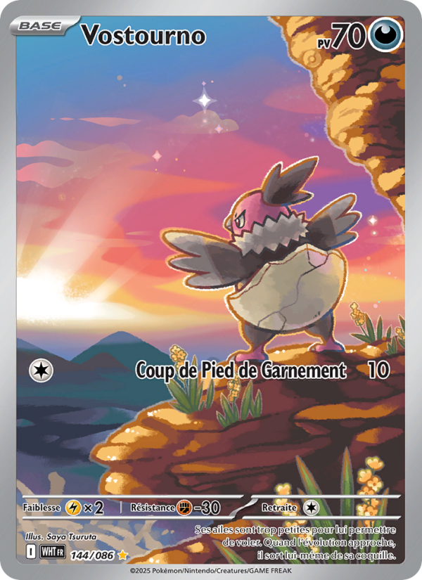 Vostourno 144 — Flamme Blanche (French Pokémon TCG card)