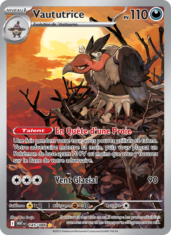 Vaututrice 145 — Flamme Blanche (French Pokémon TCG card)