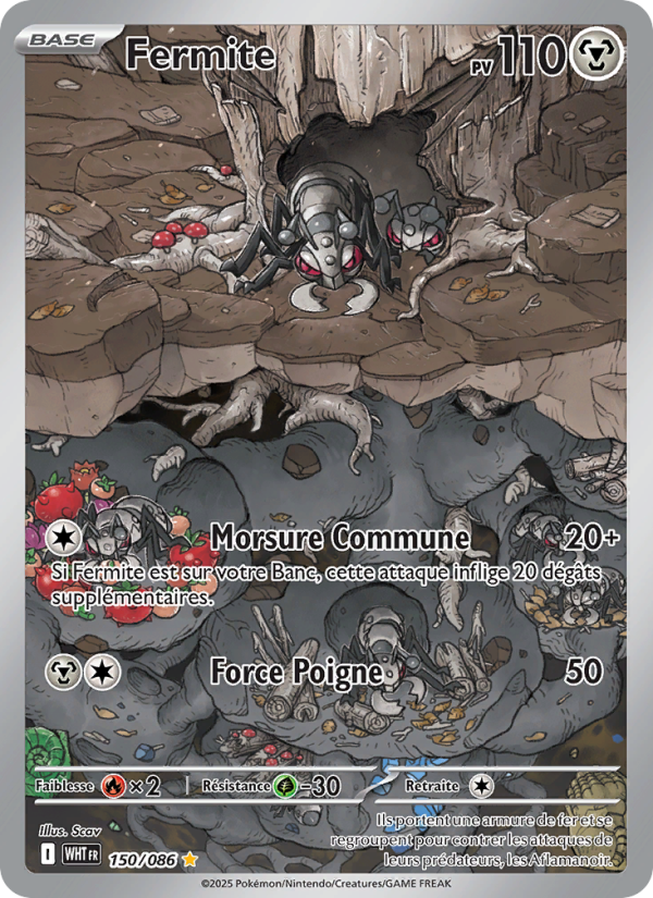Fermite 150 — Flamme Blanche (French Pokémon TCG card)
