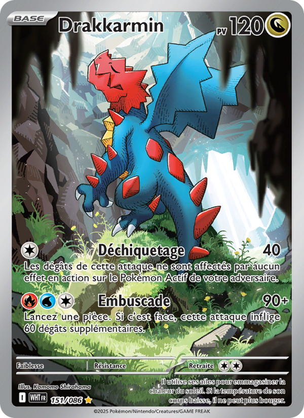 Drakkarmin 151 — Flamme Blanche (French Pokémon TCG card)