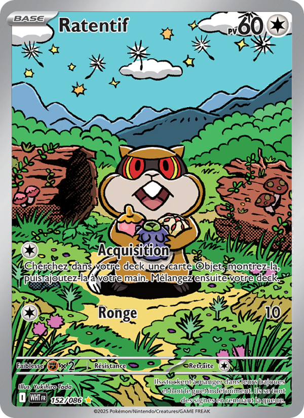 Ratentif 152 — Flamme Blanche (French Pokémon TCG card)