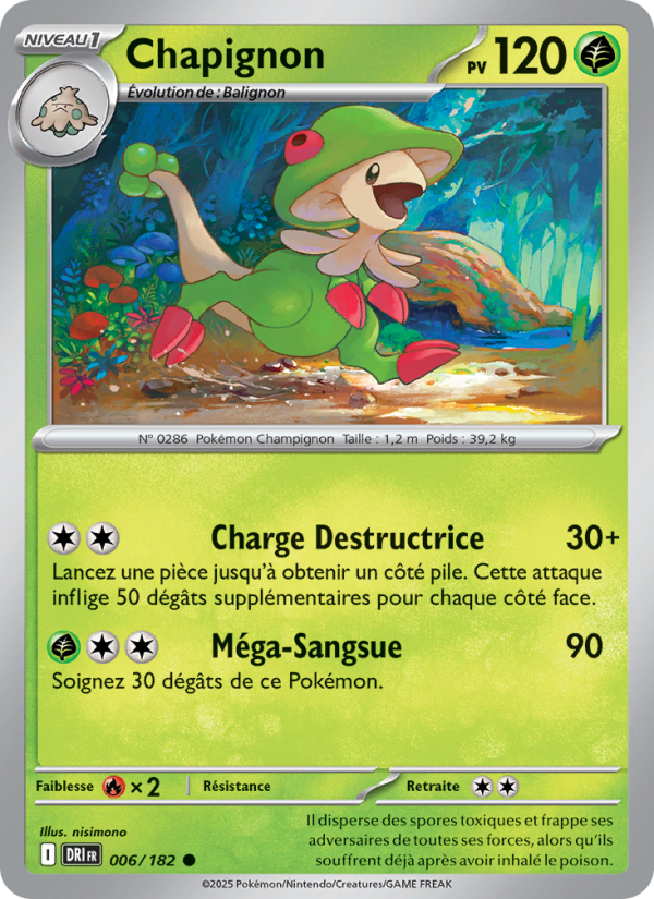 Chapignon 006 — Rivalités Destinées (French Pokémon TCG card)