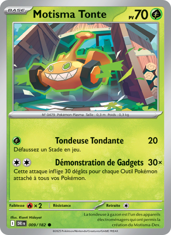 Motisma Tonte 009 — Rivalités Destinées (French Pokémon TCG card)