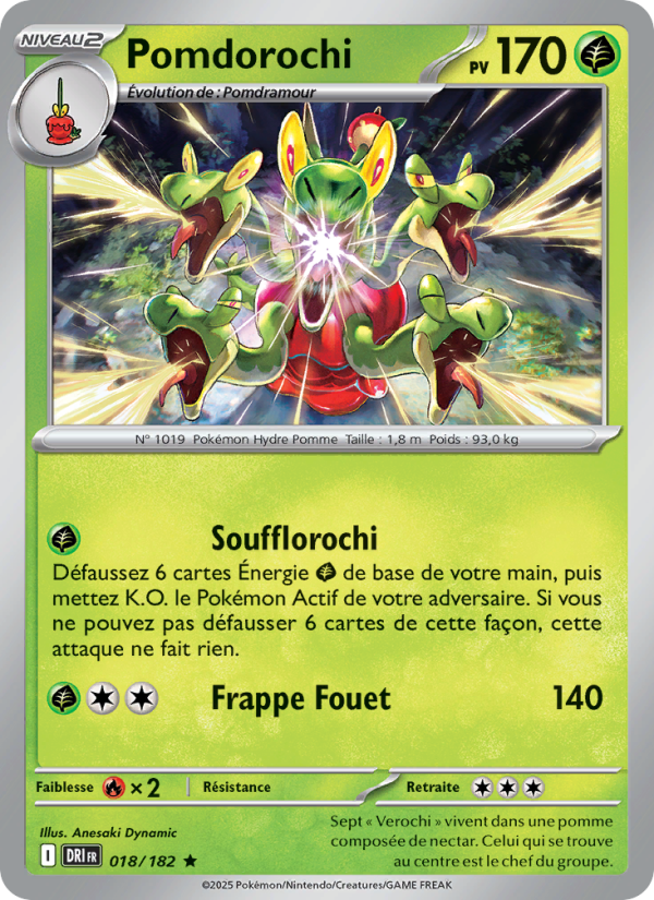 Pomdorochi 018 — Rivalités Destinées (French Pokémon TCG card)