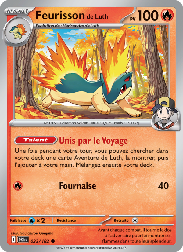 Feurisson de Luth 033 — Rivalités Destinées (French Pokémon TCG card)