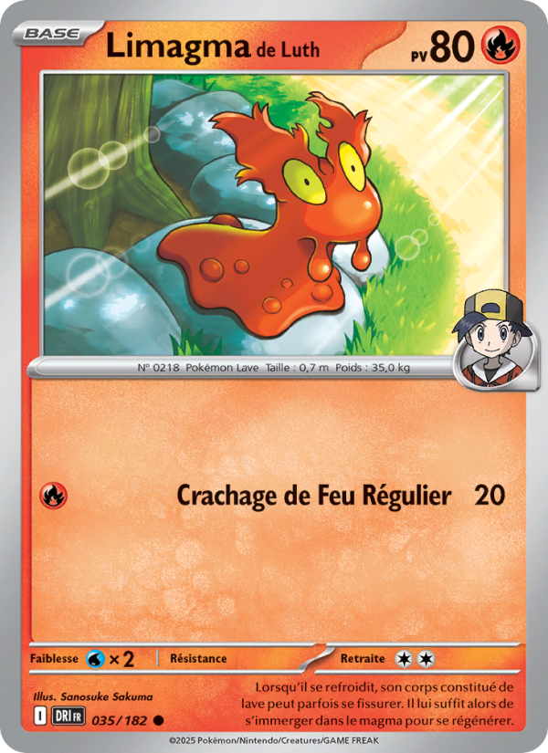 Limagma de Luth 035 — Rivalités Destinées (French Pokémon TCG card)