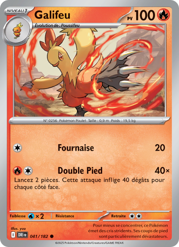 Galifeu 041 — Rivalités Destinées (French Pokémon TCG card)